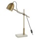 Dar-MEN4263 - Mendal - Bronze & Marble Desk Lamp
