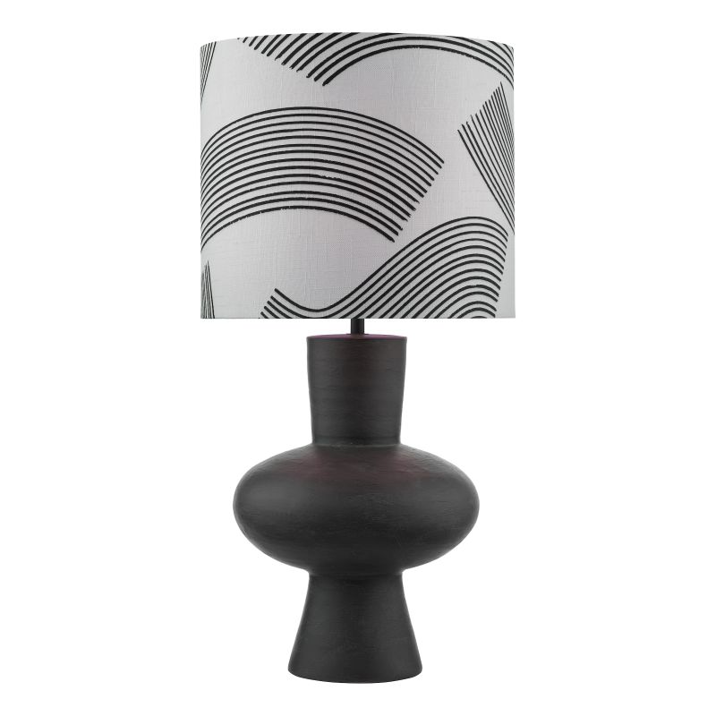 Dar-MIH4222 - Miho - Decorative Shade & Bronze with Black Table Lamp