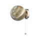Wall Lights - Mikara - Marble Glass & Chrome Wall Lamp Dar-MIK0750 - Mikara - Marble Glass & Chrome Wall Lamp