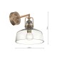 Dar_Vol3-MIL0764 - Miles - Antique Copper & Smoky Glass Wall Lamp