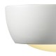 Dar-MIL372 - Milo - Washer White Ceramic Up&Down Round Wall Lights