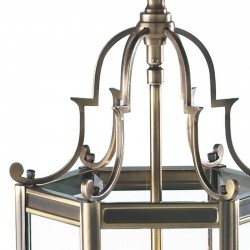Moorgate - Antique Brass 3 Light Lantern Pendant Moorgate - Antique Brass 3 Light Lantern Pendant