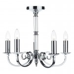 Murray - Decorative Polished Chrome 5 Light Centre Fitting Murray - Decorative Polished Chrome 5 Light Centre Fitting