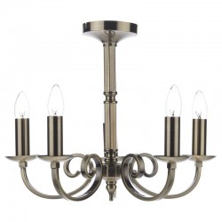 Murray - Decorative Antique Brass 5 Light Centre Fitting Murray - Decorative Antique Brass 5 Light Centre Fitting