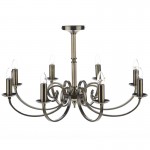Murray - Decorative Antique Brass 8 Light Centre Fitting  Murray - Decorative Antique Brass 8 Light Centre Fitting