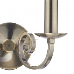 Murray - Decorative Antique Brass 2 Light Wall Lamp Murray - Decorative Antique Brass 2 Light Wall Lamp