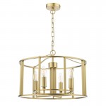 Myka - Brushed Bronze 4 Light Lantern Pendant Myka - Brushed Bronze 4 Light Lantern Pendant