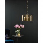 Myka - Brushed Bronze 4 Light Lantern Pendant Myka - Brushed Bronze 4 Light Lantern Pendant