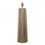 Myla - Base Only - Bronze Ribbed Table Lamp Myla - Base Only - Bronze Ribbed Table Lamp