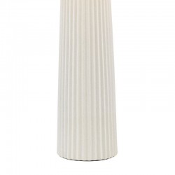 Myla - Base Only - White Ribbed Table Lamp Myla - Base Only - White Ribbed Table Lamp
