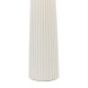 Dar-MYL422 - Myla - Base Only - White Ribbed Table Lamp