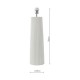 Dar-MYL422 - Myla - Base Only - White Ribbed Table Lamp