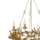 Dar-NAD0635 - Nadria - Handmade Satin Gold 6 Light Pendant