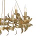 Dar-NAD0635 - Nadria - Handmade Satin Gold 6 Light Pendant