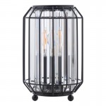 Naeva - Satin Black Table Lamp with Crystal Naeva - Satin Black Table Lamp with Crystal