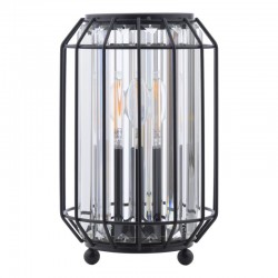 Naeva - Satin Black Table Lamp with Crystal Naeva - Satin Black Table Lamp with Crystal