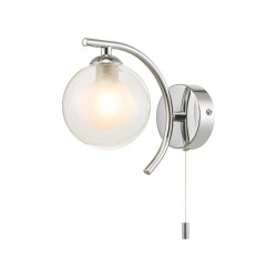 Nakita - Chrome Wall Lamp with Double Glass Nakita - Chrome Wall Lamp with Double Glass