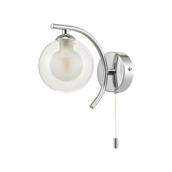 Nakita - Chrome Wall Lamp with Double Glass Nakita - Chrome Wall Lamp with Double Glass
