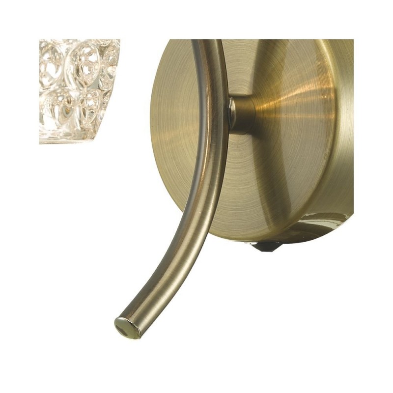 Dar_Vol3-NAK0775-06 - Nakita - Dimpled Glass & Antique Brass Wall Lamp