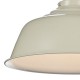 Ceiling Lights - Nantucket - Matt Putty Colour Single Hanging Pendant Dar-NAN0133 - Nantucket - Matt Putty Colour Single Hanging Pendant
