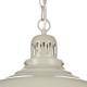 Ceiling Lights - Nantucket - Matt Putty Colour Single Hanging Pendant Dar-NAN0133 - Nantucket - Matt Putty Colour Single Hanging Pendant