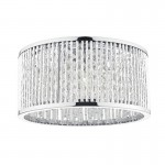 Nantes - Chrome 3 Light Ceiling Lamp with Aluminium Rods Nantes - Chrome 3 Light Ceiling Lamp with Aluminium Rods