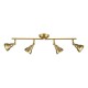 Dar-NAT8442 - Nathaniel - Aged Brass 4 Light Spotlights
