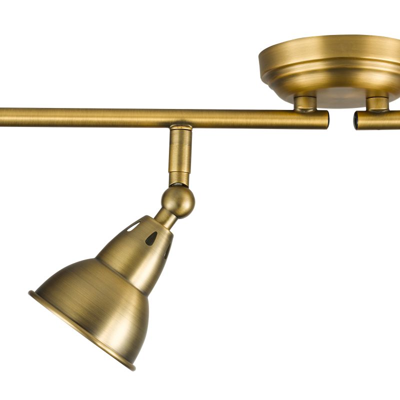 Dar-NAT8442 - Nathaniel - Aged Brass 4 Light Spotlights