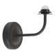Dar-NAV0722 - Navarro - Base Only - Rechargeable Matt Black Wall Light