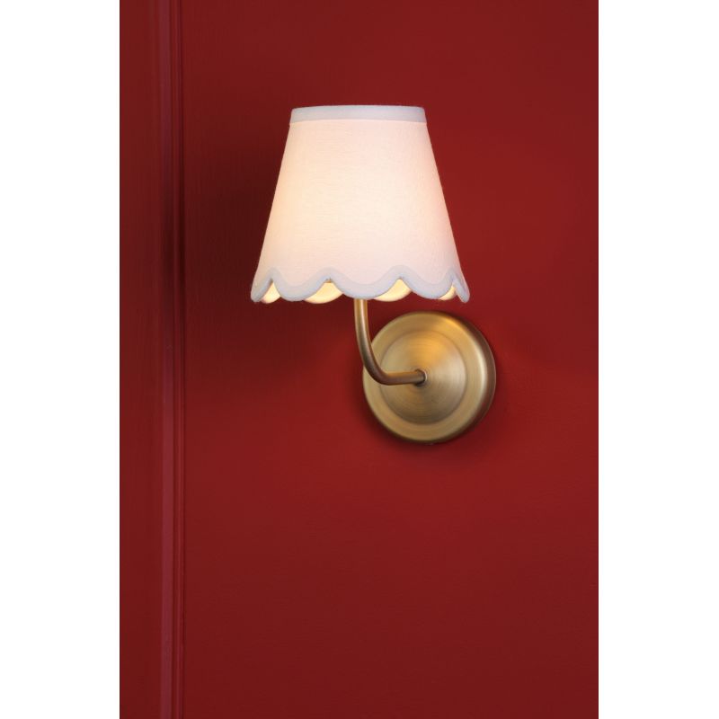 Dar-NAV0775 - Navarro - Base Only - Rechargeable Matt Antique Brass Wall Light