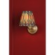 Dar-NAV0775 - Navarro - Base Only - Rechargeable Matt Antique Brass Wall Light