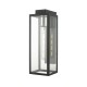 Dar-NAX1522 - Naxos - Outdoor Black with Clear Glass Wall Lamp