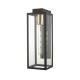 Dar-NAX1522 - Naxos - Outdoor Black with Clear Glass Wall Lamp