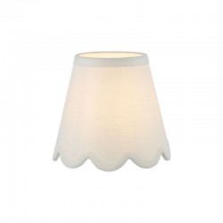 Nerita - Shade Only - 15 cm Ivory Linen Shade Nerita - Shade Only - 15 cm Ivory Linen Shade