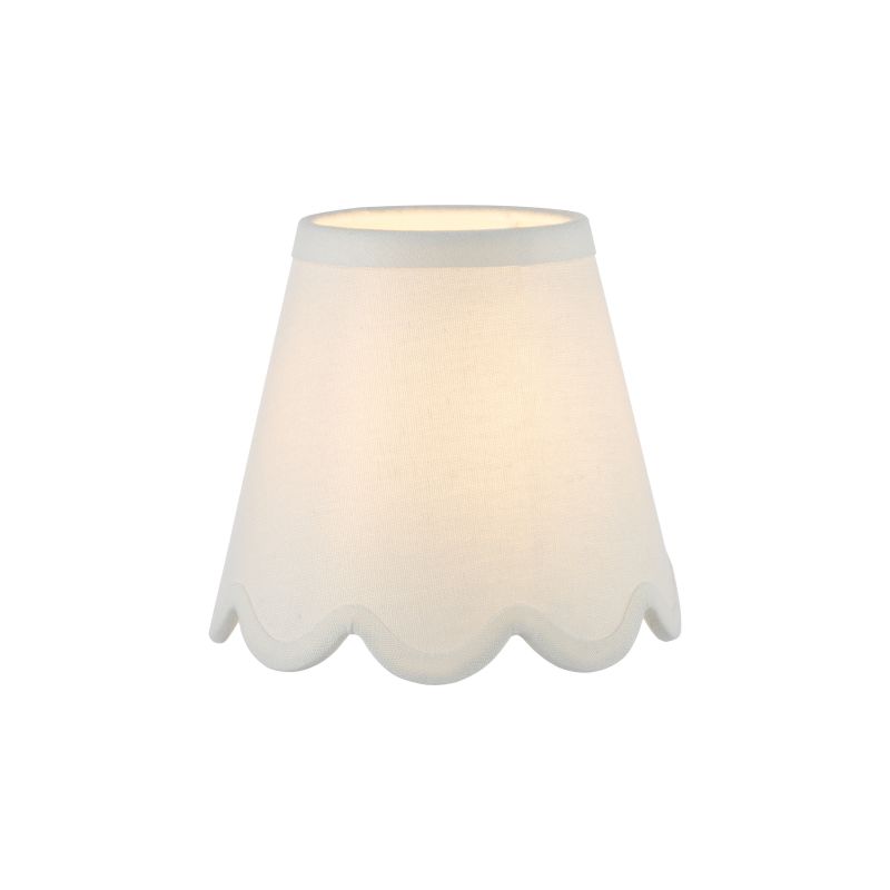 Dar-NER262 - Nerita - Shade Only - 15 cm Ivory Linen Shade