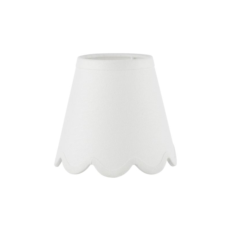 Dar-NER262 - Nerita - Shade Only - 15 cm Ivory Linen Shade