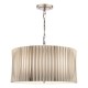 Dar-NET0363 - Netra - Satin Bronze 3 Light Pendant with Ivory Inner Shade