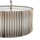 Dar-NET0363 - Netra - Satin Bronze 3 Light Pendant with Ivory Inner Shade