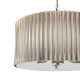 Dar-NET0363 - Netra - Satin Bronze 3 Light Pendant with Ivory Inner Shade