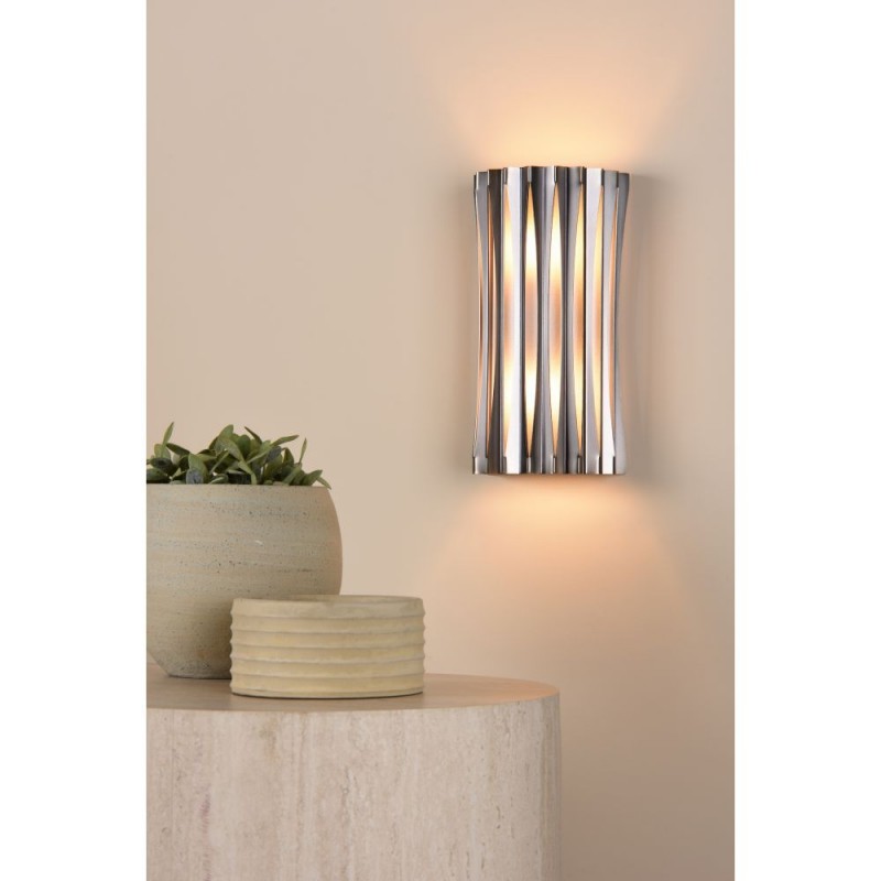 Dar-NET0963 - Netra - Satin Bronze Wall Lamp with Ivory Inner Shade