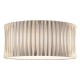 Dar-NET5363 - Netra - Satin Bronze 3 Light Flush with Ivory Inner Shade