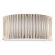Dar-NET5363 - Netra - Satin Bronze 3 Light Flush with Ivory Inner Shade