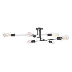 Neve - Matt Black 6 Light Ceiling Lamp Neve - Matt Black 6 Light Ceiling Lamp