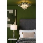 Nimbus - Chrome 5 Light Semi Flush with Crystal Nimbus - Chrome 5 Light Semi Flush with Crystal