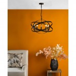 Nitya - Black 5 Light Centre Fitting Nitya - Black 5 Light Centre Fitting