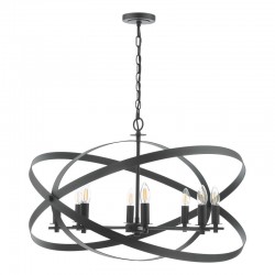 Nitya - Black 8 Light Centre Fitting Nitya - Black 8 Light Centre Fitting
