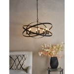 Nitya - Black 8 Light Centre Fitting Nitya - Black 8 Light Centre Fitting