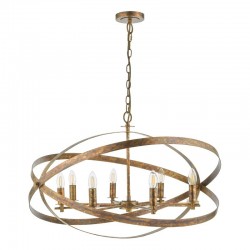 Nitya - Matt Oiled Copper 8 Light Centre Fitting Nitya - Matt Oiled Copper 8 Light Centre Fitting