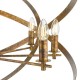 Dar-NIT0864 - Nitya - Matt Oiled Copper Metal 8 Light Centre Fitting
