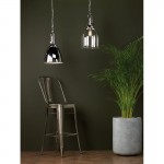 Nolan - Polished Chrome Pendant with Clear Glass Nolan - Polished Chrome Pendant with Clear Glass